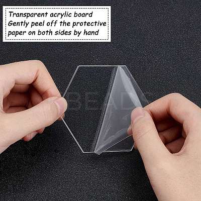 Acrylic Place Cards TACR-GF0001-02-1