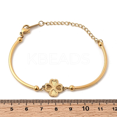 304 Stainless Steel Link Bracelets for Women LS-BJEW-D407-02G-1