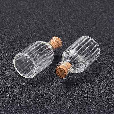 Glass Cork Bottles AJEW-O032-07-1