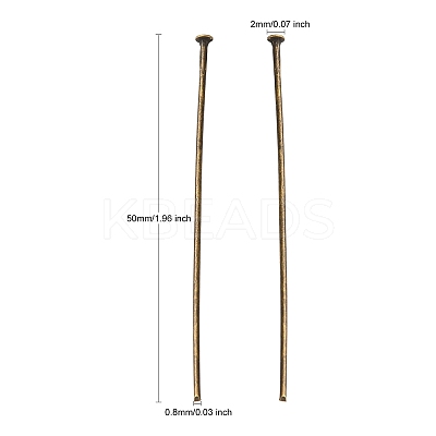 Iron Flat Head Pins LS-HPAB5.0cm-NF-1