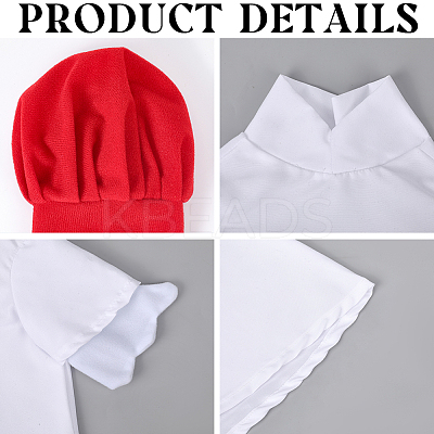 Polyester Clothing Set AJEW-WH20077-001B-1
