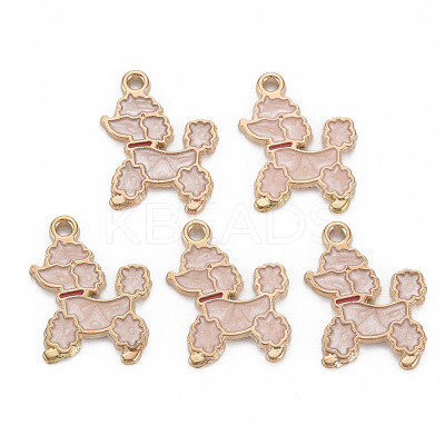 Alloy Enamel Pendants ENAM-N055-013A-NR-1
