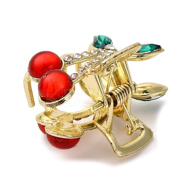 Cherry Alloy Claw Hair Clips LS-PHAR-K006-05G-1