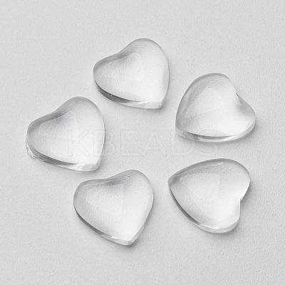 Transparent Glass Cabochons GGLA-Q014-1-1