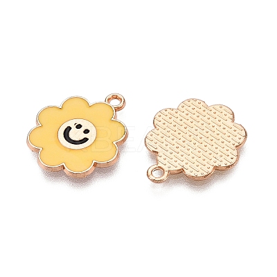 Alloy Enamel Pendants ENAM-T020-55C-1