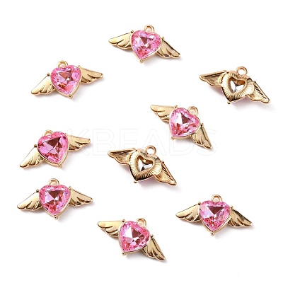 Zinc Alloy Rhinestone Pendants ALRI-TAC0003-24J-1