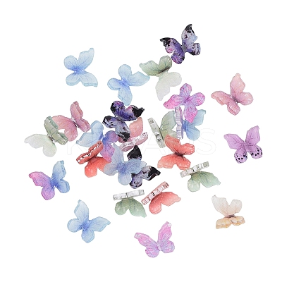 45Pcs 9 Colors Resin Cabochons RESI-CJ0001-145-1