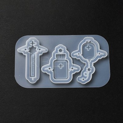 DIY Quicksand Jewelry Silicone Molds X-DIY-P074-05B-1