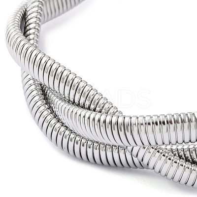 304 Stainless Steel Bracelet for Women BJEW-U009-04P-02-1