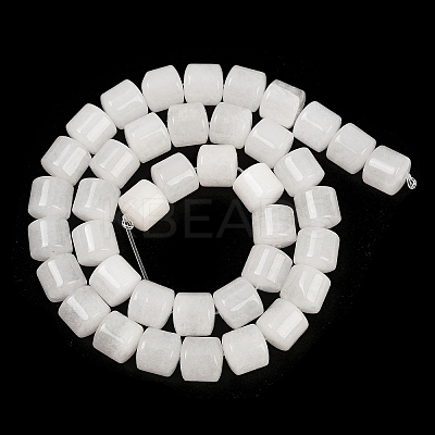 Natural White Jade Beads Strands G-G275-D17-10x10mm-1