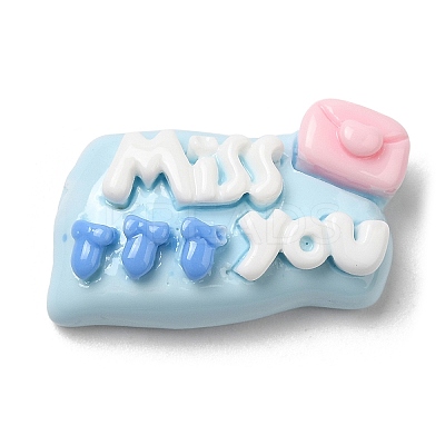 Opaque Resin Cabochons RESI-K026-01C-1