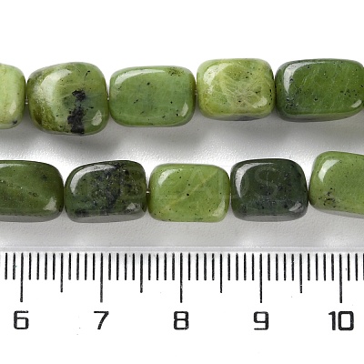 Natural Canadian Jade Beads Strands G-P497-01D-01-1