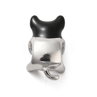 304 Stainless Steel Enamel European Beads STAS-G308-38P-1