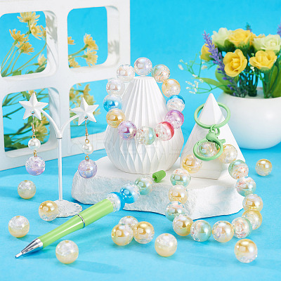 10Pcs Resin Beads PACR-TA0001-33F-1