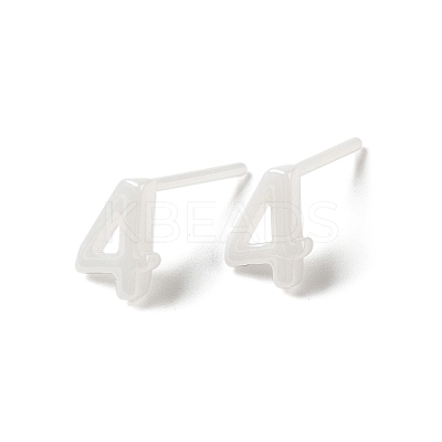 Hypoallergenic Bioceramics Zirconia Ceramic Stud Earrings EJEW-C065-03E-1