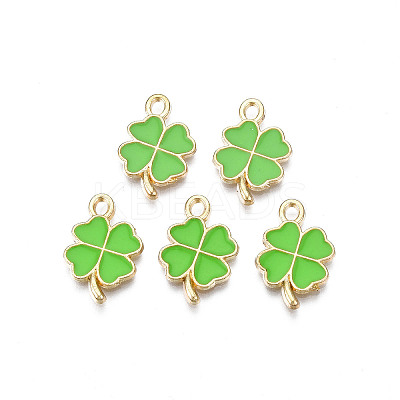 Rack Plating Alloy Enamel Pendants LS-X-ENAM-N055-088-02LG-1