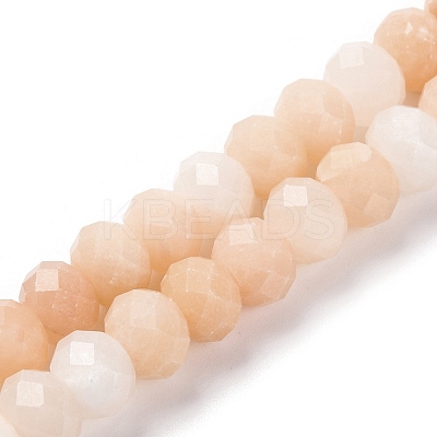 Natural Pink Aventurine Beads Strands G-K380-A07-01-1