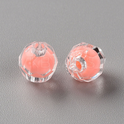 Transparent Acrylic Beads TACR-S152-17A-1