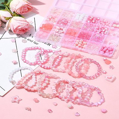 404Pcs Acrylic Beads TACR-FS0001-51-1