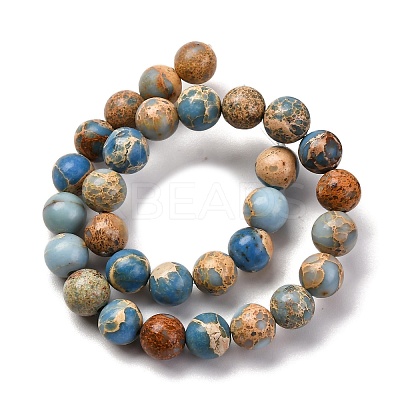 Dyed Natural Regalite/Imperial Jasper/Sea Sediment Jasper Beads Strands X-G-B124-C02-15-1