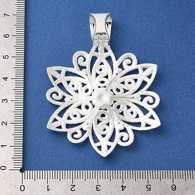 Tibetan Style Alloy Focal Pendants TIBEP-LF9727Y-S-FF-1