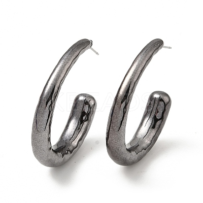 Ring Acrylic Stud Earrings EJEW-P251-33-1