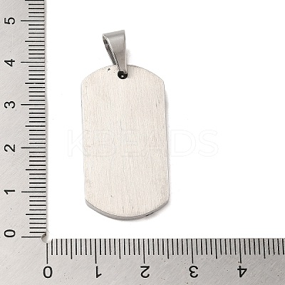 Non-Tarnish 304 Stainless Steel Pendants STAS-C105-06P-1