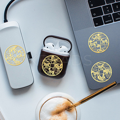 Nickel Decoration Stickers DIY-WH0465-004-1