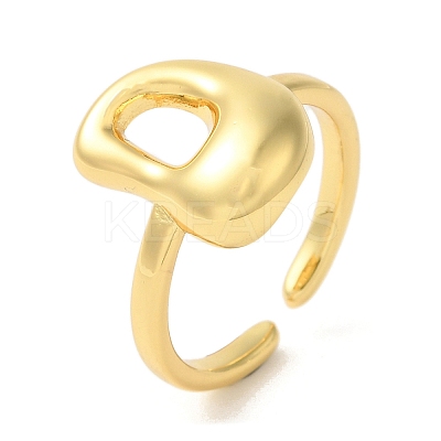 Brass Open Cuff Rings RJEW-U008-06D-G-1