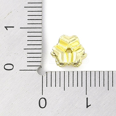 Brass Pave Clear Cubic Zirconia Beads KK-F875-13G-1