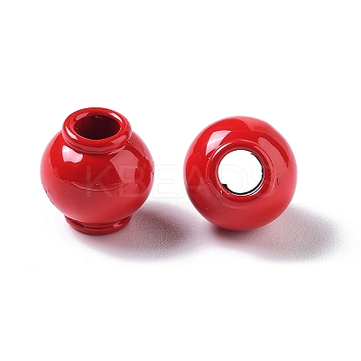 Spray Painted Alloy Bead PALLOY-H134-35-1