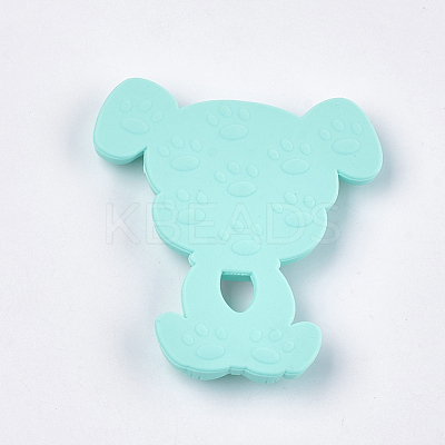 Food Grade Eco-Friendly Silicone Puppy Beads SIL-T052-07A-1