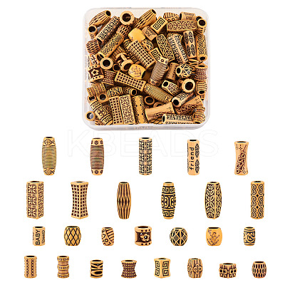 130Pcs 26 Style Plastic Beads KY-CD0001-01-1