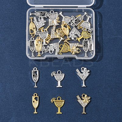 30Pcs Tibetan Style Alloy Pendants FIND-FS0003-83-1