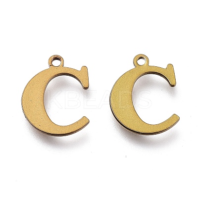 PVD Vacuum Plating  304 Stainless Steel Charms STAS-H112-C-AB-1