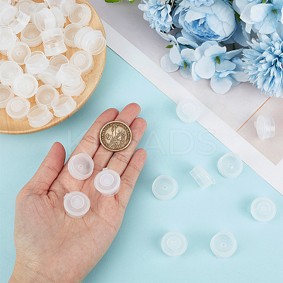 60Pcs Plastic Bottle Stoppers with Flip Cap AJEW-BC0007-12-1