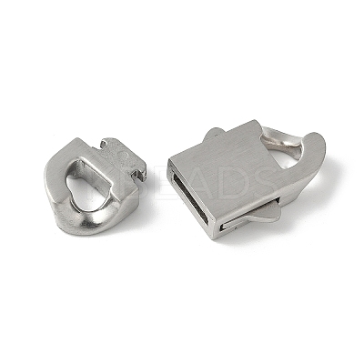 316 Surgical Stainless Steel Bayonet Clasps STAS-H234-02P-03-1