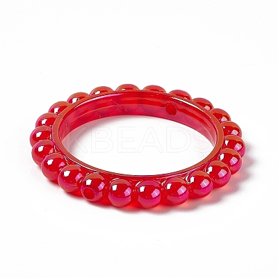 UV Plating Opaque Acrylic Beads Frames PACR-M003-03-1