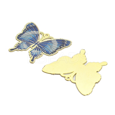Brass Enamel Pendants KK-Z088-01LG-02-1
