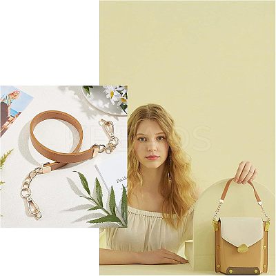Imitation Leather Bag Handles FIND-WH0070-08C-1