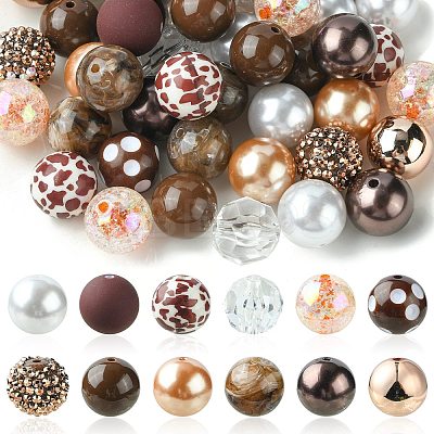 DIY Candy Color Bracelet Necklace Making Kit MACR-CJC0001-12P-04-1