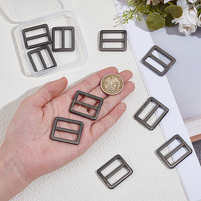 10Pcs Alloy Rectangle Buckles FIND-CY0001-97B-1