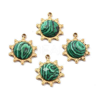 Natural Gemstone Pendants STAS-I189-04G-1