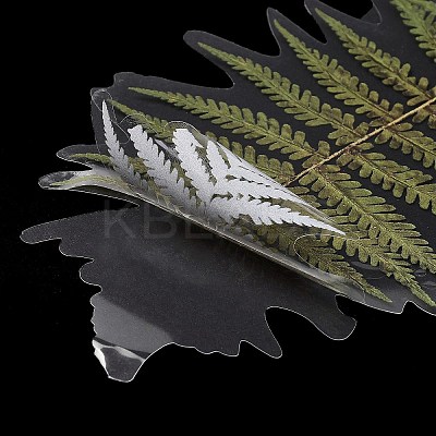 6Pcs Plant PET Adhesive Waterproof Stickers DIY-K074-01E-1