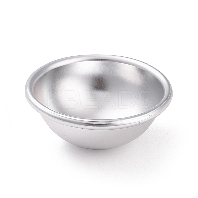 Aluminum Half Sphere Molds LS-AJEW-E048-01P-02-1