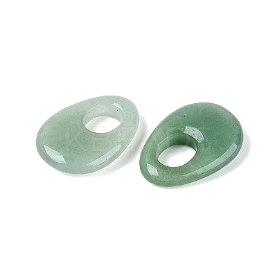 Natural Green Aventurine Pendants G-N361-06B-1