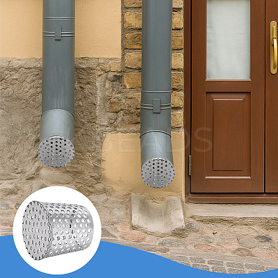304 Stainless Steel Anti Rats Drain Outlet Filter STAS-WH0051-025B-P-1