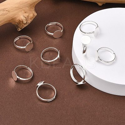 Brass Pad Ring Base Findings X-EC022-S-1