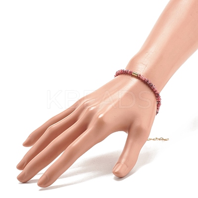 Natural Malaysia Jade(Dyed) Beaded Bracelets for Women or Men BJEW-JB07791-1