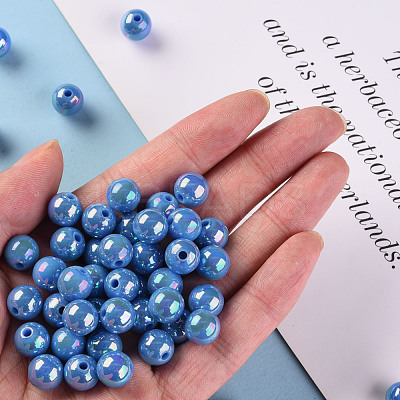 Opaque Acrylic Beads MACR-S370-D10mm-A31-1